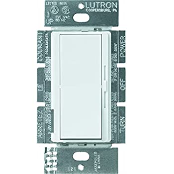 【中古】【インポート品・未当て嵌める】Lutron Diva 300W 3座標軸灯し火式低起電力調光器 DVELV-303P-WH 1