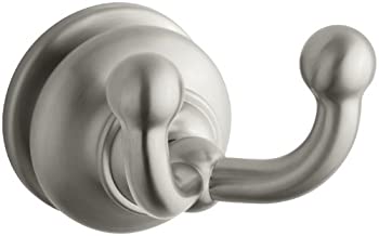 【中古】【輸入品・未使用】(Vibrant Brushed Nickel) - KOHLER K-12153-BN Fairfax Double Robe Hook%ｶﾝﾏ% Vibrant Brushed Nickel