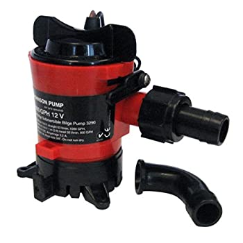 【中古】【輸入品・未使用】Johnson Pump 500 Gph Bilge Pump 3/4 Inch Hose 12V Dura Ports