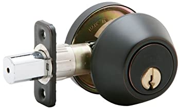 【中古】【輸入品・未使用】Schlage JD60V716 ABRZ 1シリンダーデッドボルト エイジドブロンズ｜ムジカ＆フェリーチェ店