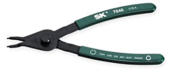 【中古】【輸入品・未使用】SK Hand Tool 7640 Straight Tip Convertible Retaining Ring Pliers