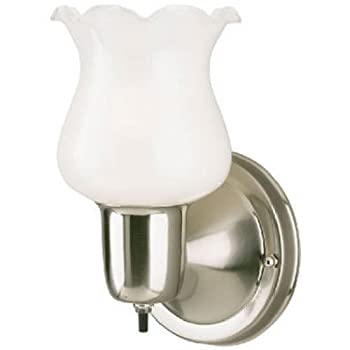 【中古】【輸入品・未使用】ウェスティングハウス照明66654?single-light壁ブラケット ツイン シルバー 6665400 1