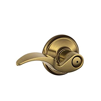 【中古】【インポート品・未当て嵌める】Ingersoll-Rand F40 AVA 609 Avanti Antique Brass Bed and Bath Lever インテリア・寝具・収納-その他