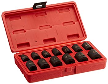 【中古】【輸入品・未使用】Sunex SUN3675 .38" Drive Standard 13 Pc 12 Point Metric Impact Socket Set