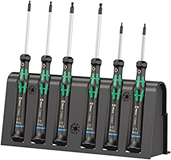 【中古】【輸入品・未使用】Wera 2052/6 Kraftform Micro Ballhead Hexagon Electronics Screwdriver Set and Rack%ｶﾝﾏ% 6-Piece by Wera