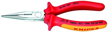 【中古】【輸入品・未使用】Knipex 2506160 6-1 / 4インチチェーンノーズプライヤーカッター付き - 1000ボルト｜ムジカ＆フェリーチェ店