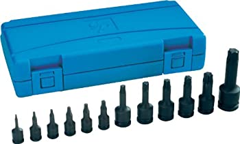 【中古】【インポート品・未当て嵌める】Grey Pneumatic 1234T Assorted Drive 12 Piece Int. Star Impact Driver Set