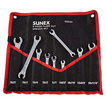【中古】【輸入品・未使用】Sunex Tools 9809 Flare Nut Wrn St 9 Pc [並行輸入品]