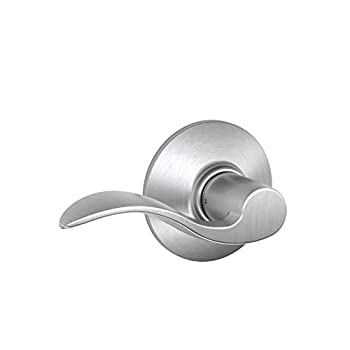 【中古】【インポート品・未当て嵌める】Schlage アクセントレバーホールとクローゼットロック 繻子クローム - F10ACC626