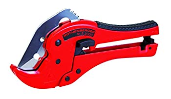 【中古】【インポート品・未当て嵌める】Rothenberger ROCUT 42TC 52000 Plastic Pipe Shears%ｶﾝﾏ% 1-5/8 Max OD%ｶﾝﾏ% 1-1/4 Max OD Sch 40 Pipe by Rothenberger