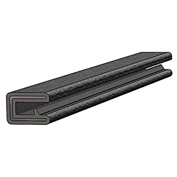 【中古】【輸入品・未使用】V30-1008B25-1 TACO Flexible Vinyl Trim - &No.188;" Opening x &No.189;"W x 25 ft. L - Black