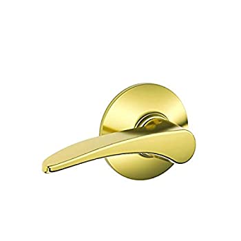 【中古】【輸入品・未使用】Schlage F10MNH605 マンハッタン パッセージレバー 明るい真鍮