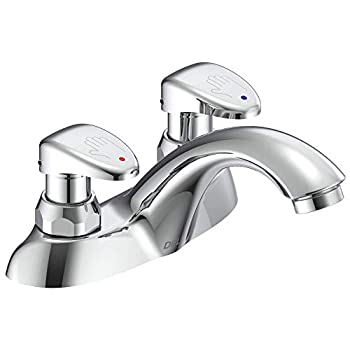 【中古】【輸入品・未使用】Delta Faucet 86T1153 86T 2ハンドル メーターリング ゆっくり閉まるバスルーム蛇口 クロム 5.5 x 7.25 x 9.25インチ|ムジカ&フェリーチェ店