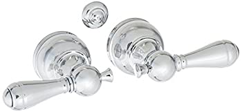 【中古】【インポート品・未当て嵌める】Delta Faucet H215 2つの金属元素レバーハンドルキット Cr