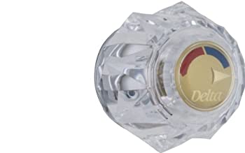 【中古】【輸入品・未使用】Delta Faucet H71PB Single Clear Knob Handle Kit%カンマ% Polished Brass by DELTA FAUCET