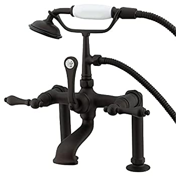 【中古】【輸入品・未使用】Kingston Brass CC103T5 Vintage 7-Inch Leg Tub Filler with Hand shower%ｶﾝﾏ% Oil Rubbed Bronze by Kingston Brass [並行輸入品]｜ムジカ＆フェリーチェ店