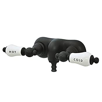 【中古】【インポート品・未当てはめる】Kingston Brass CC43T5 Wall Mount Vintage Leg Tub Filler%ｶﾝﾏ% Oil Rubbed Bronze by Kingston Brass [並行輸入品]
