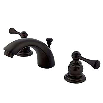 【中古】【輸入品・未使用】Kingston Brass KB3945BL Two Handle 4 in. to 8 in. Mini Widespread Lavatory Faucet with Retail Pop-up|ムジカ&フェリーチェ店