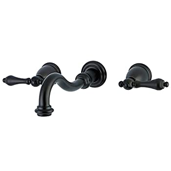 【中古】【インポート品・未当て嵌める】キングストン金管楽器ks312。Alヴィンテージ壁マウントバスルーム水道の栓、 KS3125AL 1