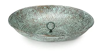 【中古】【インポート品・未当て嵌める】Good Directions 479V1 Copper Rain Chain Basin%ｶﾝﾏ% Antiqued Finish [並行輸入品]