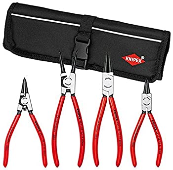 【中古】【輸入品・未使用】4 Piece Interior/Exterior Straight Snap Ring Set (KNP4043) by Knipex｜ムジカ＆フェリーチェ店