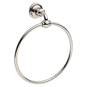 【中古】【輸入品・未使用】(Polished Nickel) - Ginger 4505/PN Columnar Closed Towel Ring%ｶﾝﾏ% Polished Nickel [並行輸入品] 52,168円