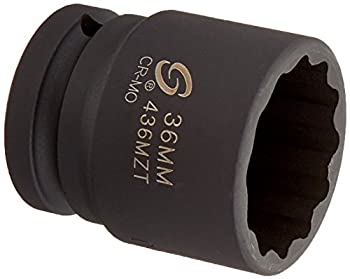 【中古】【インポート品・未当て嵌める】Sunex 436?mzt 3?/ 4in運転36-粍 12-point薄肉差しひびきソケット