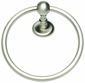 【中古】【インポート品・未当て嵌める】(Brushed Nickel) - Atlas Homewares EMMTR Emma Collection 18糎 Round Towel Ring%ｶﾝﾏ%