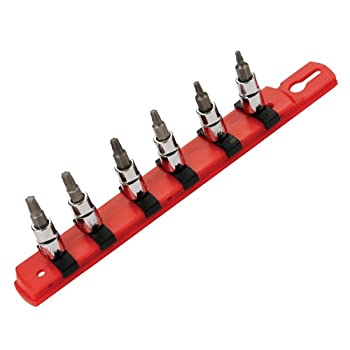 【中古】【輸入品・未使用】Wiha 76194 Torx 1/4-Inch Socket Set on Rail%ｶﾝﾏ% 6 Piece by Wiha