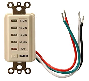 【中古】【輸入品・未使用】Woods 59720 Automatic Wall Switch Timer%ｶﾝﾏ% 30-Minute%ｶﾝﾏ% Light Almond by Woods [並行輸入品]