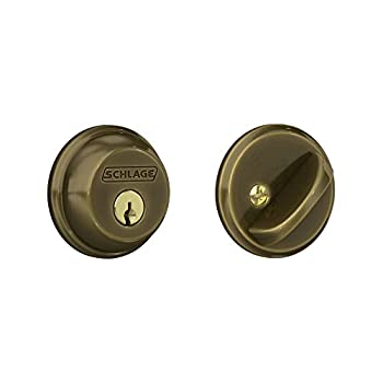 【中古】【インポート品・未当て嵌める】Schlage B60N609 デッド雄捻子 鍵付き添い人片面 アンティーク金管楽器