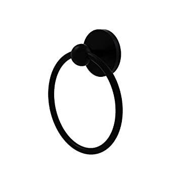 【中古】【インポート品・未当て嵌める】Allied Brass 1016-BKM Skyline Collection Towel Ring%ｶﾝﾏ% Matte Black by Allied Brass