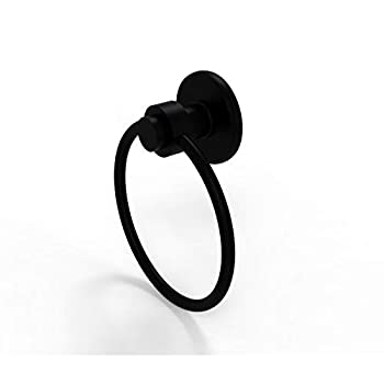 【中古】【インポート品・未当て嵌める】Allied Brass 916-BKM 15糎 Towel Ring%ｶﾝﾏ% Matte Black