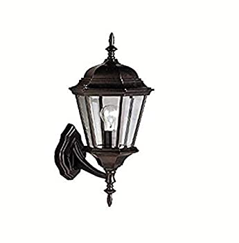 【中古】【輸入品・未使用】Kichler Lighting 9653BK Madison Outdoor Sconce%ｶﾝﾏ% Black by Kichler