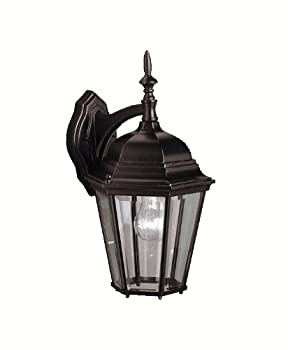 【中古】【輸入品・未使用】Kichler 9655WH マディソン鋳造アルミニウム屋外壁取り付け用燭台照明 合計100ワット ホワイト 17%ﾀﾞﾌﾞﾙｸｫｰﾃ% Height 9655BK 1
