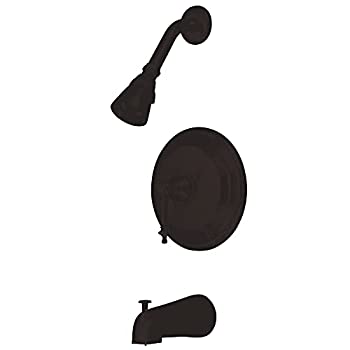 【中古】【輸入品・未使用】キングストン真鍮Templetonタブ&シャワー蛇口 5-Inch Spout Reach KB2635TL 1|ムジカ&フェリーチェ店