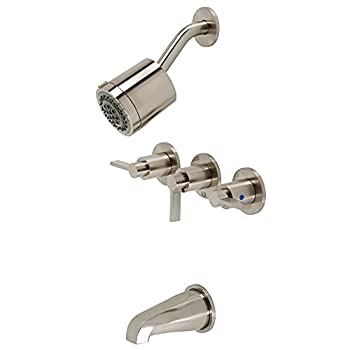 【中古】【輸入品・未使用】Kingston Brass KBX8138NDL Three Handle Tub & Shower Faucet