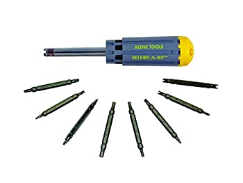 【中古】【輸入品・未使用】DA86370 Klenk Select-A-BitTM Tamperproof Screwdriver 16 Bits by Klenk Tools