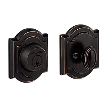 【中古】【輸入品・未使用】Baldwin 380 ARB 11P SMT CP RCAL Single Cylinder Arched Deadbolt Featuring SmartKey%ｶﾝﾏ% Venetian Bronze by Baldwin｜ムジカ＆フェリーチェ店