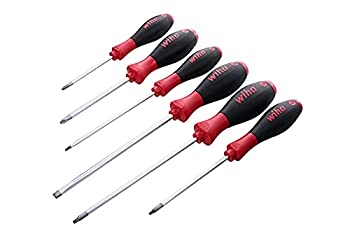 【中古】【輸入品・未使用】Wiha 30291 SoftFinish Grip ScrewDriver Set%ｶﾝﾏ% Slotted 4.5-6.5mm%ｶﾝﾏ% Phillips Number 1-2 and Square Number 1-2%ｶﾝﾏ% 6-Piece Set by Wi