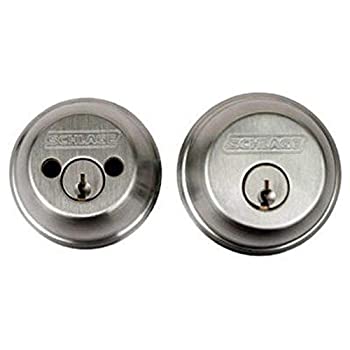 【中古】【輸入品・未使用】Schlageロックb62?N626ダブル円柱デッドボルト、サテンクローム 1 B62N626 1｜ムジカ＆フェリーチェ店