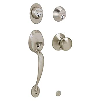 【中古】【輸入品・未使用】Schlage F62PLY619 プリマスハンドルセット キー付き 2面 プリマスノブ付き サテンニッケル [並行輸入品] 55,854円