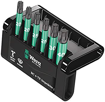 【中古】【輸入品・未使用】Wera 05057693001 Bit-Check 6 TX Impaktor 1%ｶﾝﾏ% 6 Pieces 141［並行輸入］｜ムジカ＆フェリーチェ店