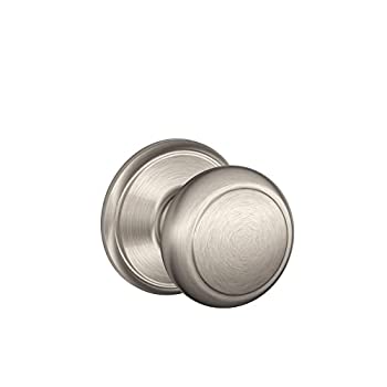 【中古】【輸入品・未使用】(シュレーグ) Schlage Andover キー付きドアノブ F10 AND 619 16-080 10-027 1