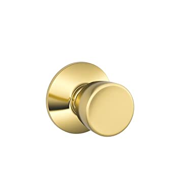 【中古】【輸入品・未使用】Schlage F10BEL605 Bell Hall and Closet Knob%ｶﾝﾏ% Bright Brass by Schlage Lock Company