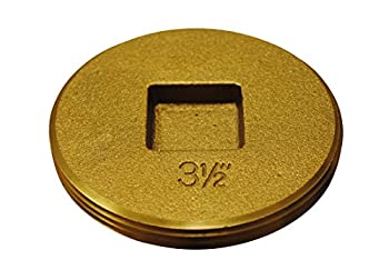 【中古】【輸入品・未使用】Oatey Cleanout Plug Brass 3-1/2 42744