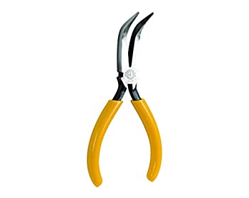【中古】【輸入品・未使用】Jonard JIC-3026 Long Curved Nose Plier with Yellow Plastic Handle%カンマ% 6-3/8 Length by Jonard Tools|ムジカ&フェリーチェ店