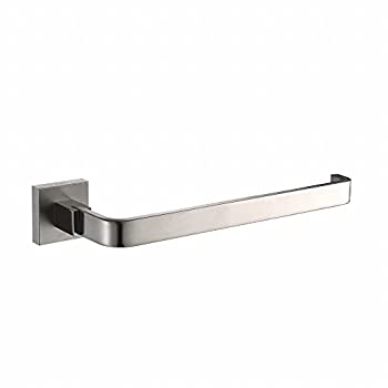 【中古】【輸入品・未使用】Kraus KEA-14425BN Aura Bathroom Accessories - Towel Ring Brushed Nickel