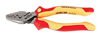 【中古】【輸入品・未使用】Wiha 32945 7-Inch Insulated Industrial Crimping Pliers by Wiha