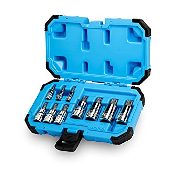 【中古】【輸入品・未使用】Capri Tools（カプリ ツールズ） CP30030 XZN トリプル スクエア スプライン ビット ソケットセット、メトリック、10ピース [並行輸入品]